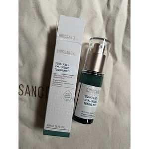 Biossance Squalane Hyaluronic Toning Mist 30 ml 1 fl oz Travel Size NIB